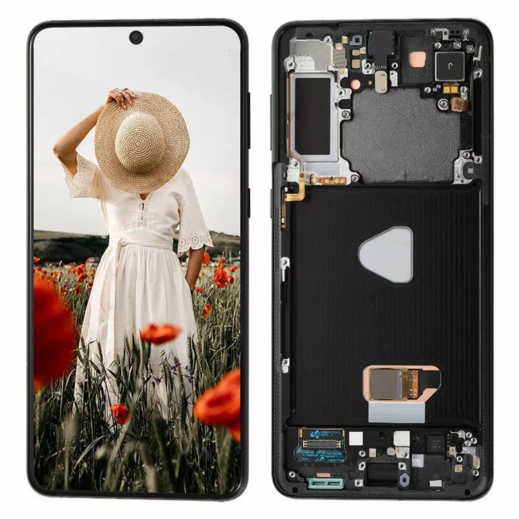 Dla Samsung Galaxy S21 Plus LCD Wyświetlacz Wyświetlanie Zamiennik ekranu dotykowego